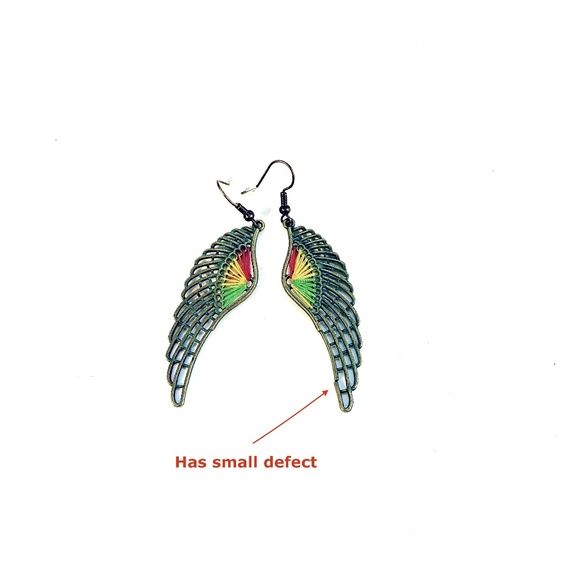 Inspired Ideas Jewelry - Wing Earrings Woven Thread